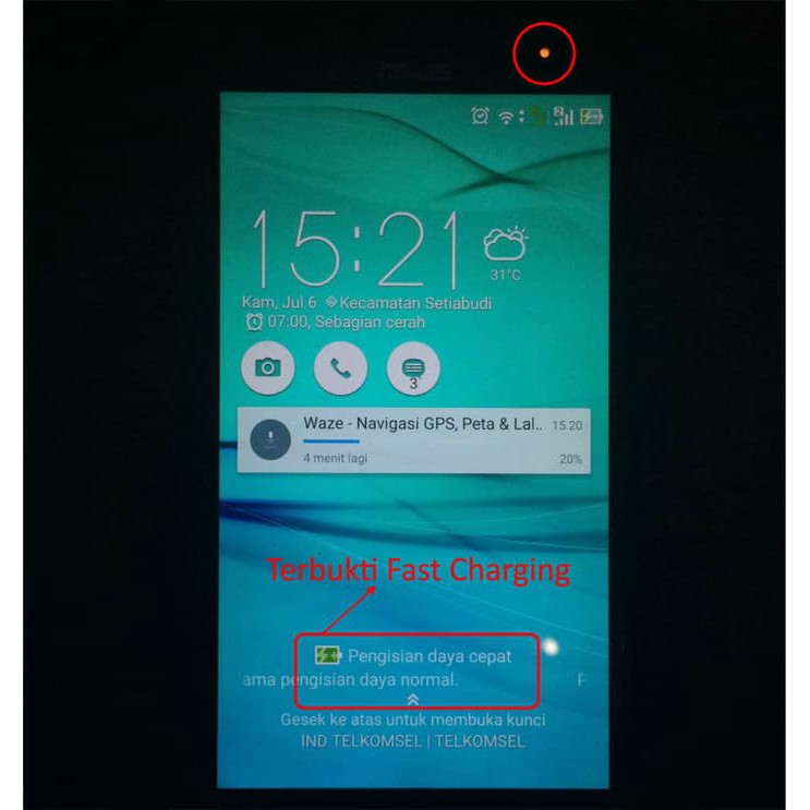 Charger Asus Type C Fast Charging Original Charger Asus Zenfone 3 Ori