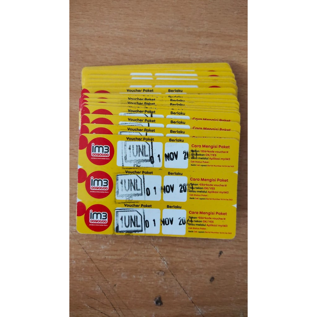 Voucher Indosat 1 unlimited