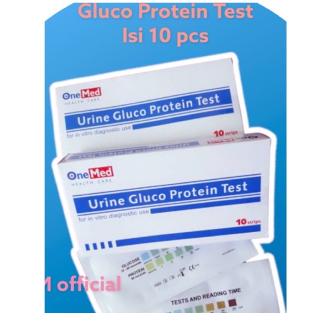 GLUCO PROTEIN TES PER BOX ISI 10