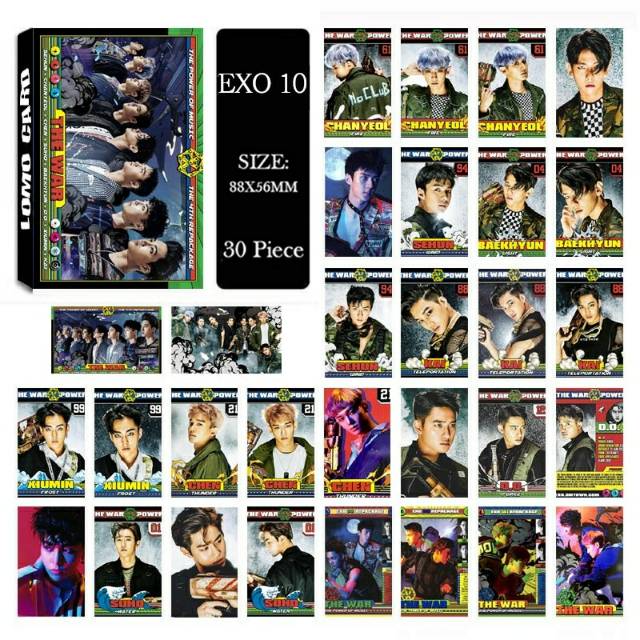 LOMOCARD EXO POWER / PHOTOCARD EXO POWER THE WAR
