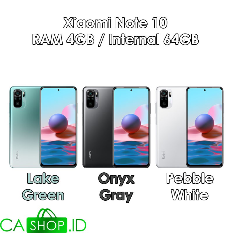 Xiaomi Redmi Note 10 - 4GB 64GB (4/64) - Baru Original Garansi Resmi