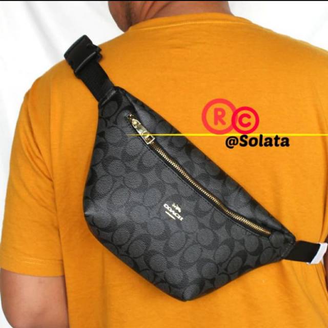 Tas Slempang Pria Wanita Waistbag coach Slingbag Pria Bumbag