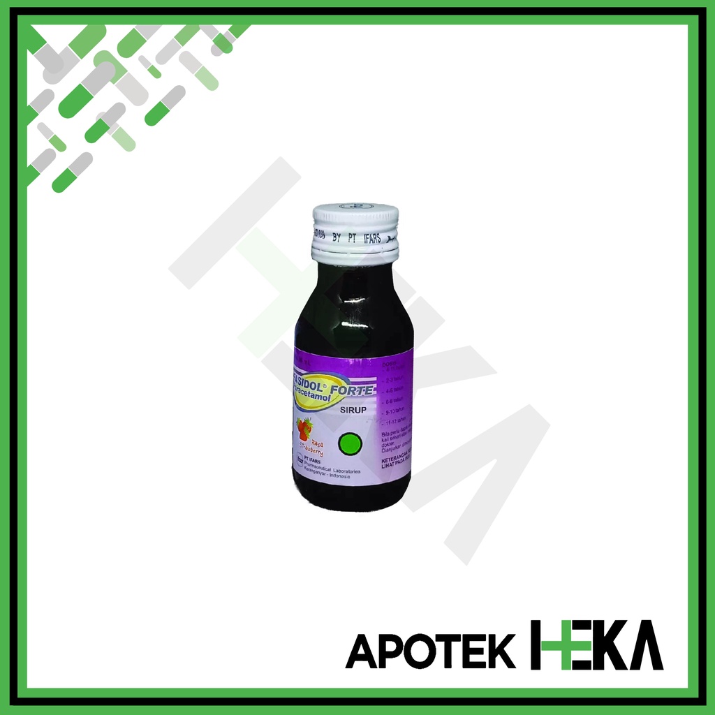 Fasidol Forte Sirup 60 ml - Sirup Paracetamol Demam Anak (SEMARANG)