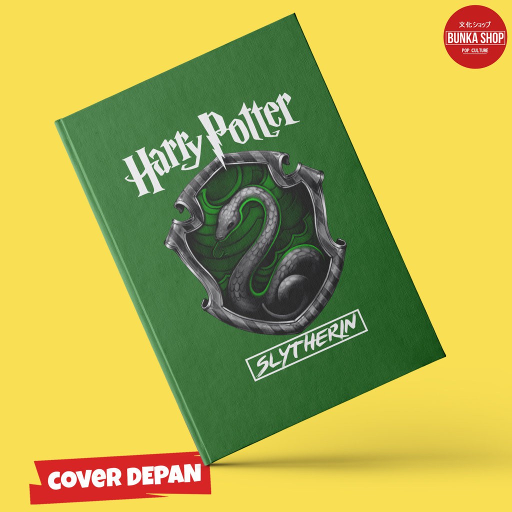 

Note Book Hardcover Harry Potter Slytherin Ukuran A5 Jurnal Agenda Planner Notebook Gift Couple