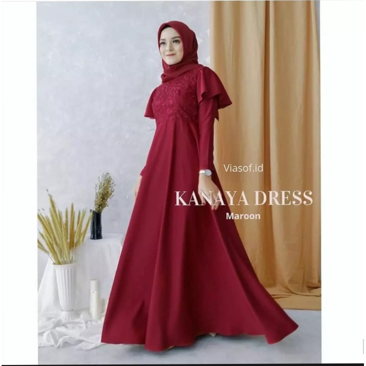 Gamis Kanaya / ( Ukuran M~L~XL ) / Gamis Barukat Mutiara / Baju Muslim Wanita / Baju Wanita Festa / Gamis Kondangan / Gamis Dress Lebaran / Long Dress / Dres Maxi / Baju Muslim Wanita / Dress Termurah / Gamis Terbaru  / Gamis Syar'i