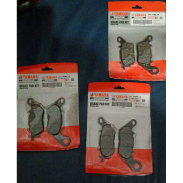 Dispad Kampas Rem Depan YAMAHA Vixion, Mio New, Mio J, Soul GT lama, Belakang N-Max (3C1-F5805-10)-M.P