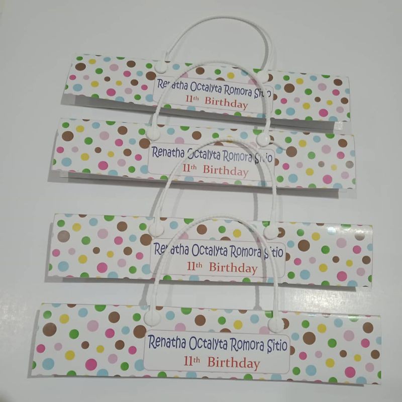 

Label Snack Polkadot