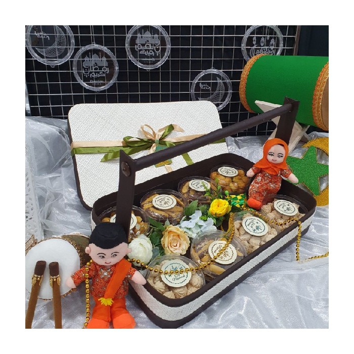 

lebaran - parcel fitri kering makanan besar Promo pak Murah kue 8 Box idul hampers