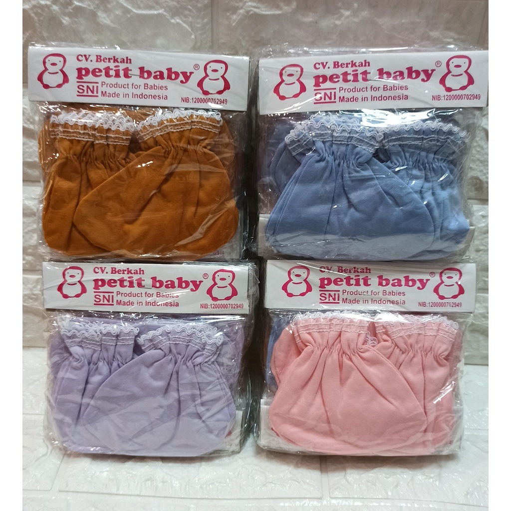 CityBags-3 SET (6 PASANG) SARUNG TANGAN &amp; KAKI BAYI NEWBORN MURAH MODEL RIP