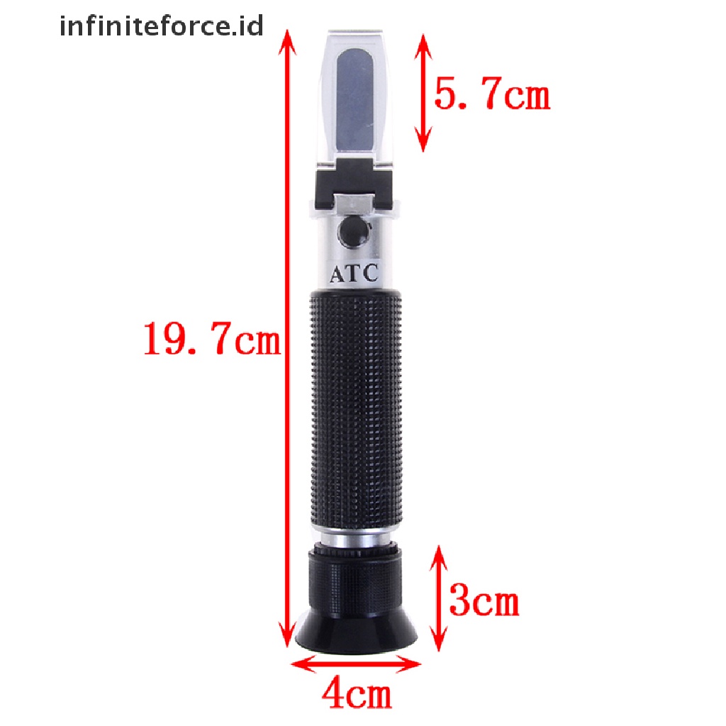 Infiniteforce.id Botol Alkohol V / V 0-80% Model Genggam