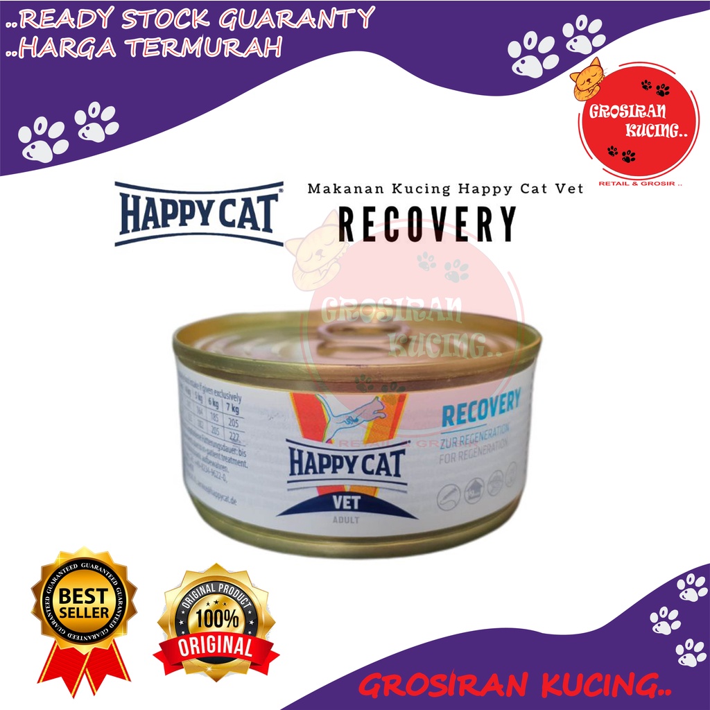 Happy Cat Recovery Makanan Kaleng