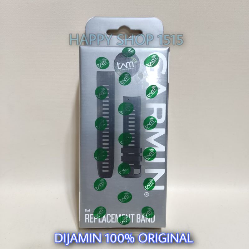 GARMIN INSTINCT TACTICAL Watch Bands - BLACK ORI strap jam tangan