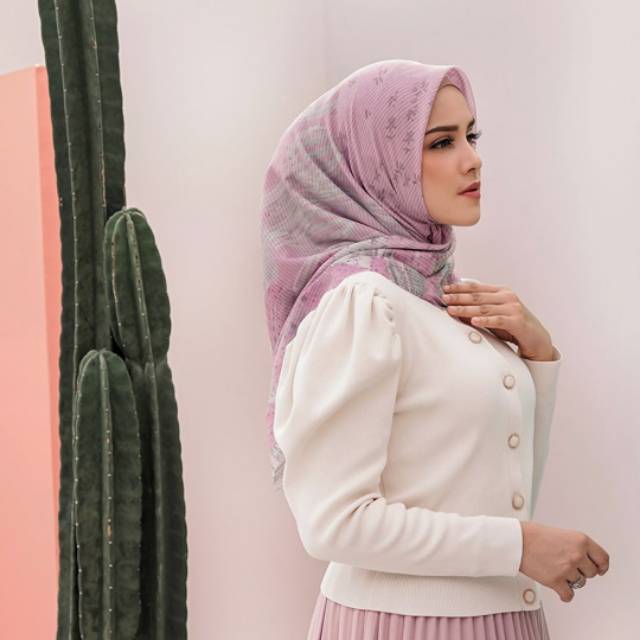 Buttonscarves Opuntia Voal Lilac
