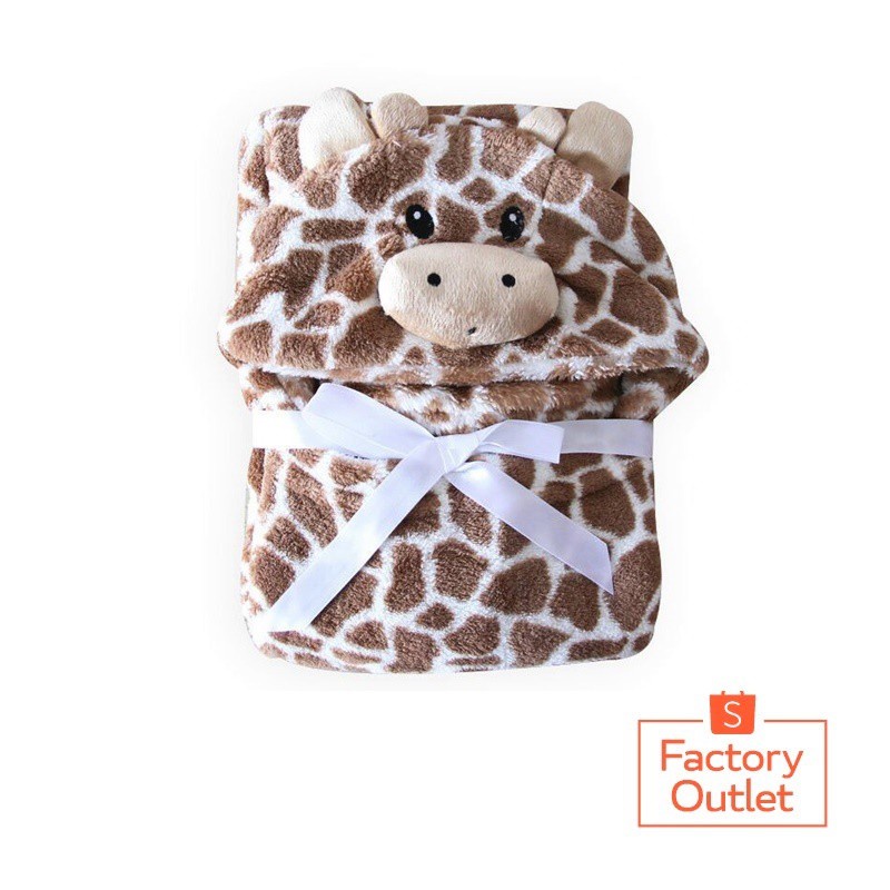 Best Seller! Selimut Bayi Topi Boneka 1/Selimut Bayi Karakter Fleece