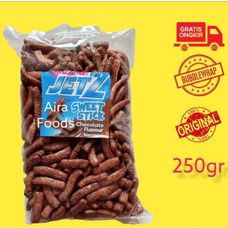 

JETZ INDOFOOD COKLAT STICK DAN FRENCHFRIES +-200gr