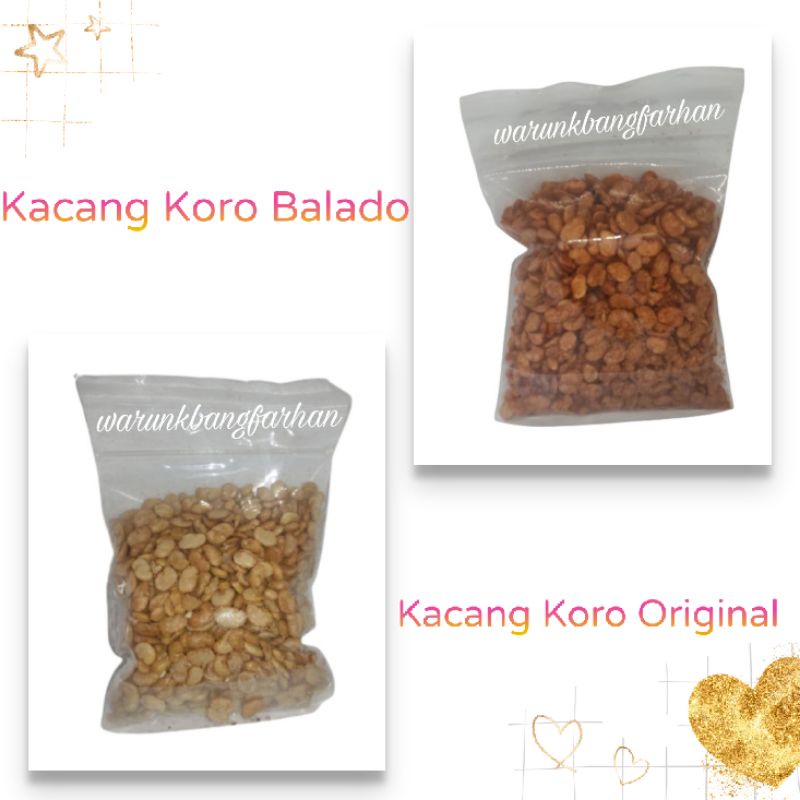 

Kacang Koro Ori n Balado 270g/ Kacang Mercy / Snack KacangKoro Mercy / Jajanan Murah / Cemilan Enak Home Made