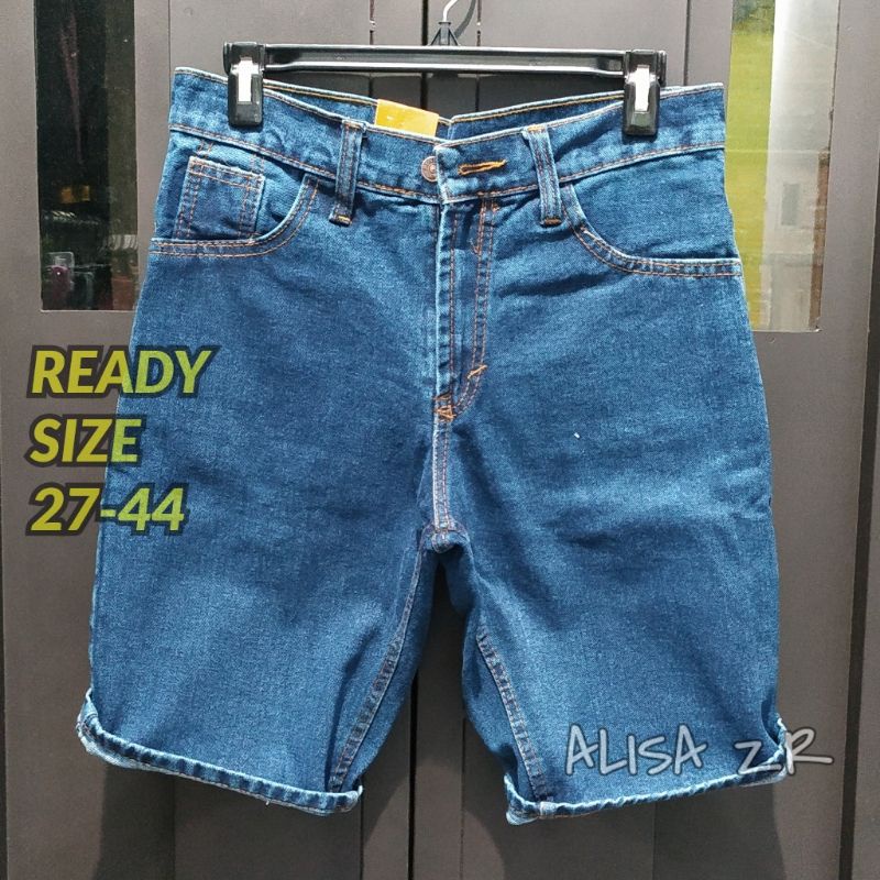 SPESIAL BIGSIZE JUMBO 39-44 CELANA JEANS PENDEK PRIA ALL SIZE