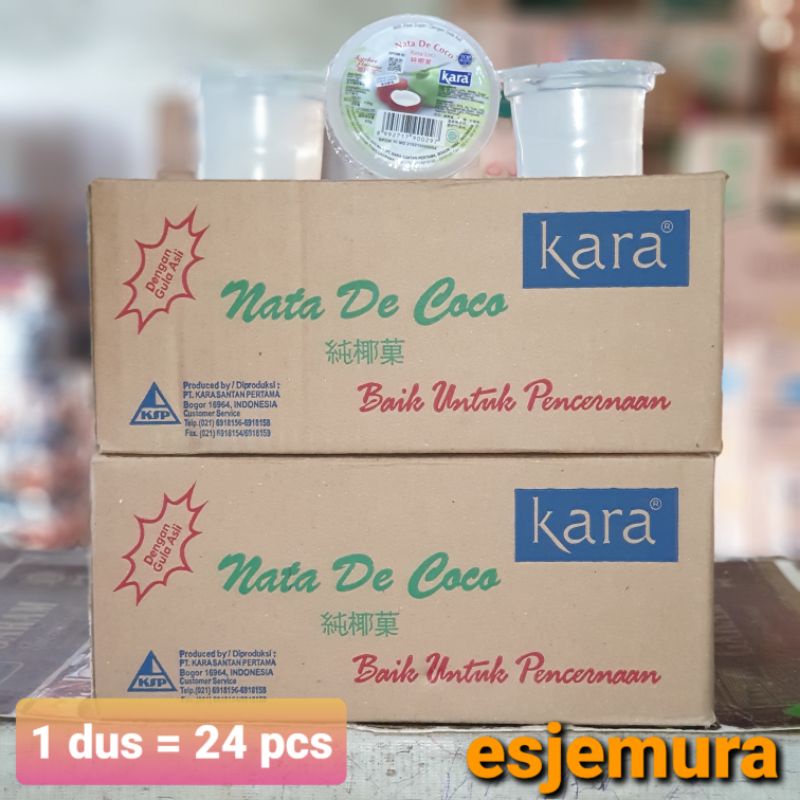 

Kara Nata de Coco 130 gr gelas kecil per dus