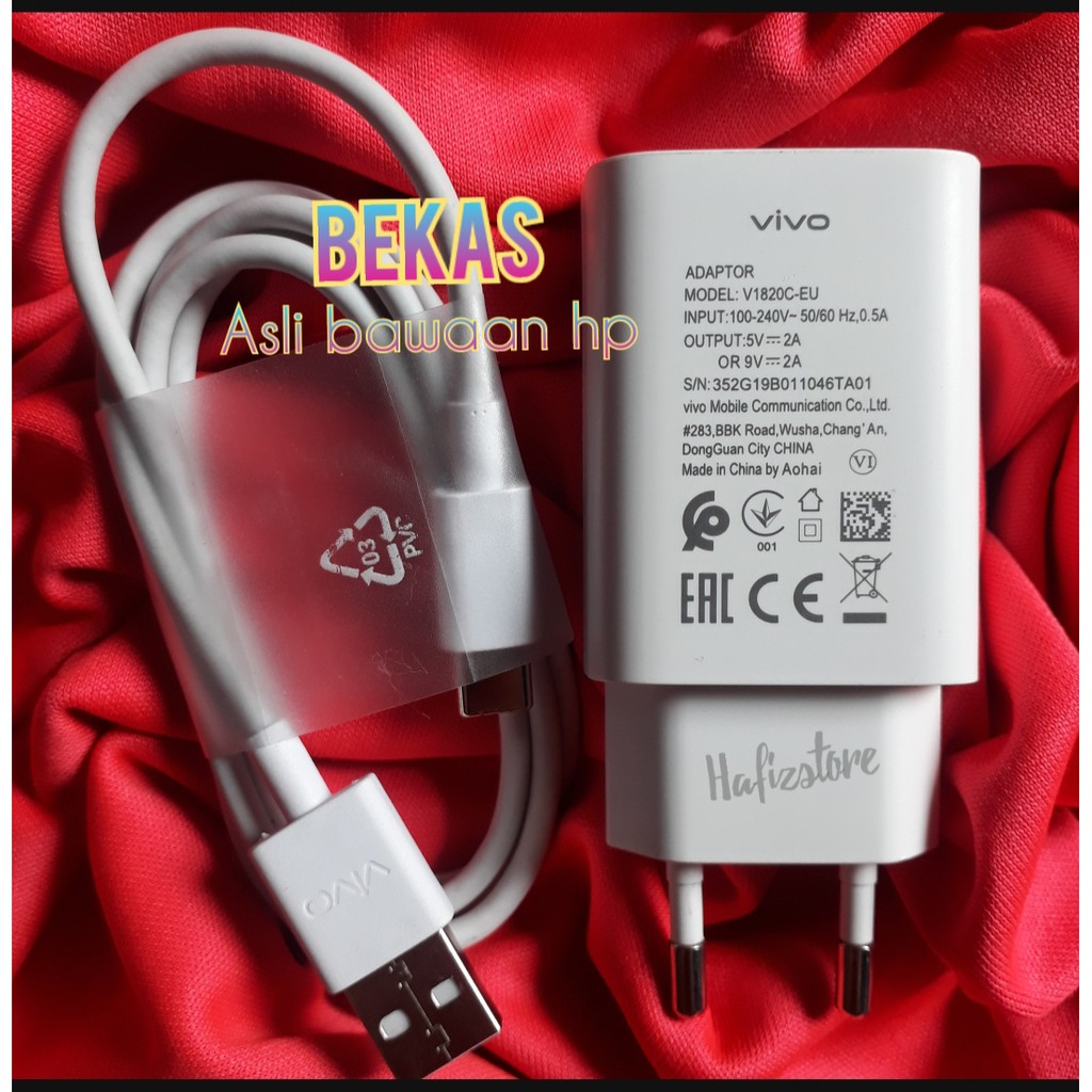 Charger vivo Z1pro S1 Y19 fast charging 18Watt