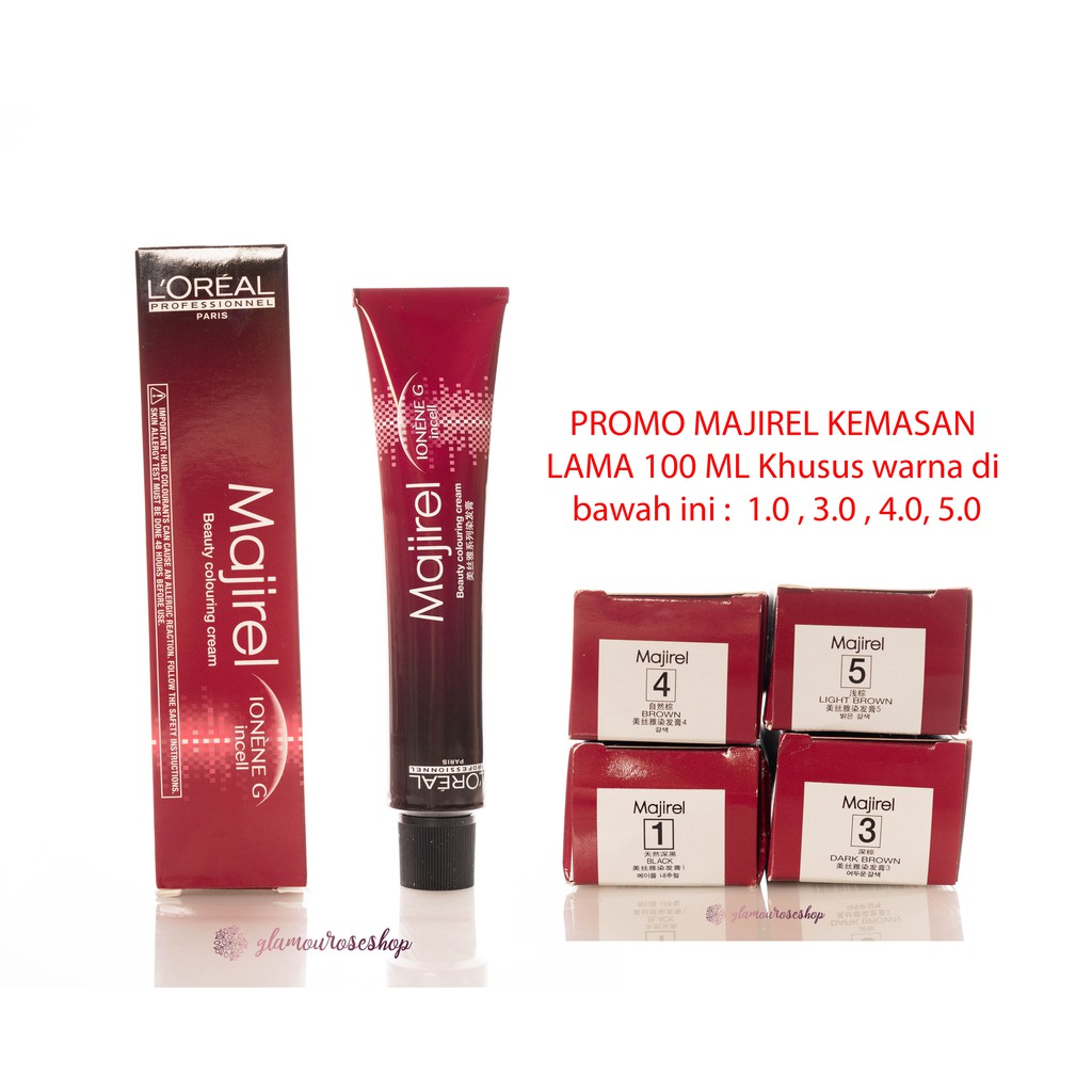 L'oreal Maji fashion 100ml / Loreal Maji Fashion Cat Rambut 50ml / Loreal Majirel 100ml