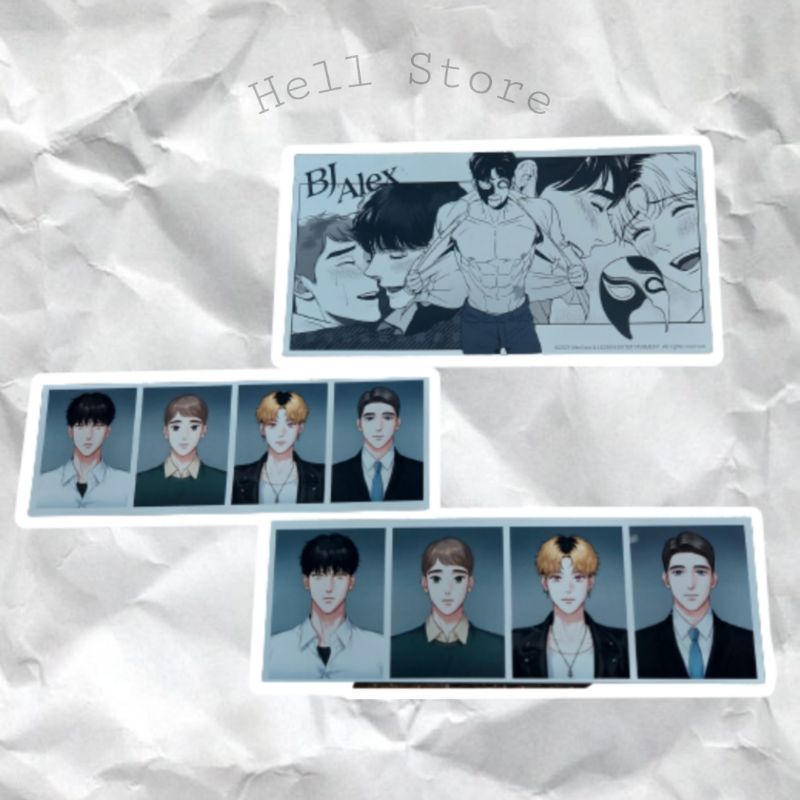 PHOTO CARD BJ ALEX KOREAN MANHWA