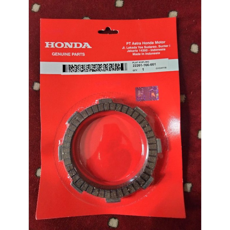 Plat kopling kampas kopling supra x grand Asli Original AHM