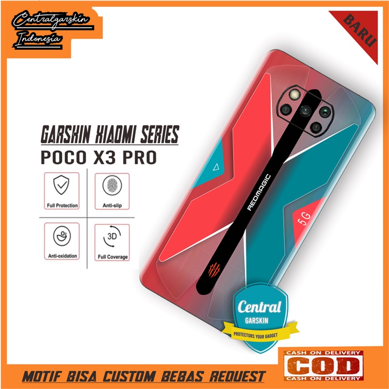 Garskin Poco X3 Pro - red magic FULL BODY