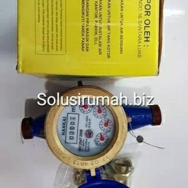 Meteran Air Besi Water Meter Besi SNI NANKAI skls IMD Miami
