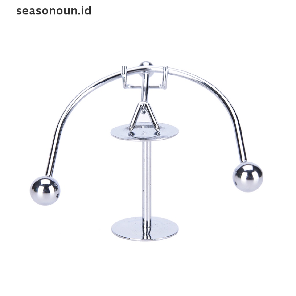 【seasonoun】 Kinetic Weightlifter Gadget Perpetual Motion Desk Art Toy Gift Office Decoration .