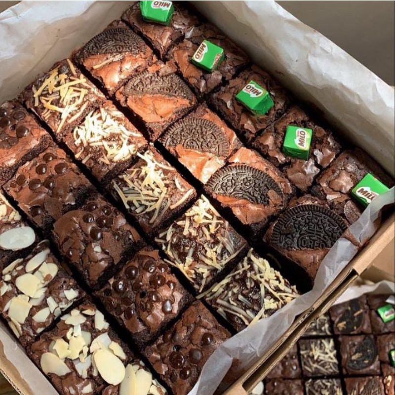 

Fudgy Brownies 20x20 Murah Premium