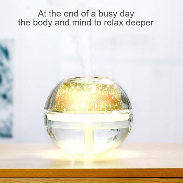 Taffware Air Humidifier Pelembab Udara Aromatherapy LED Night Projection Lamp 500ml