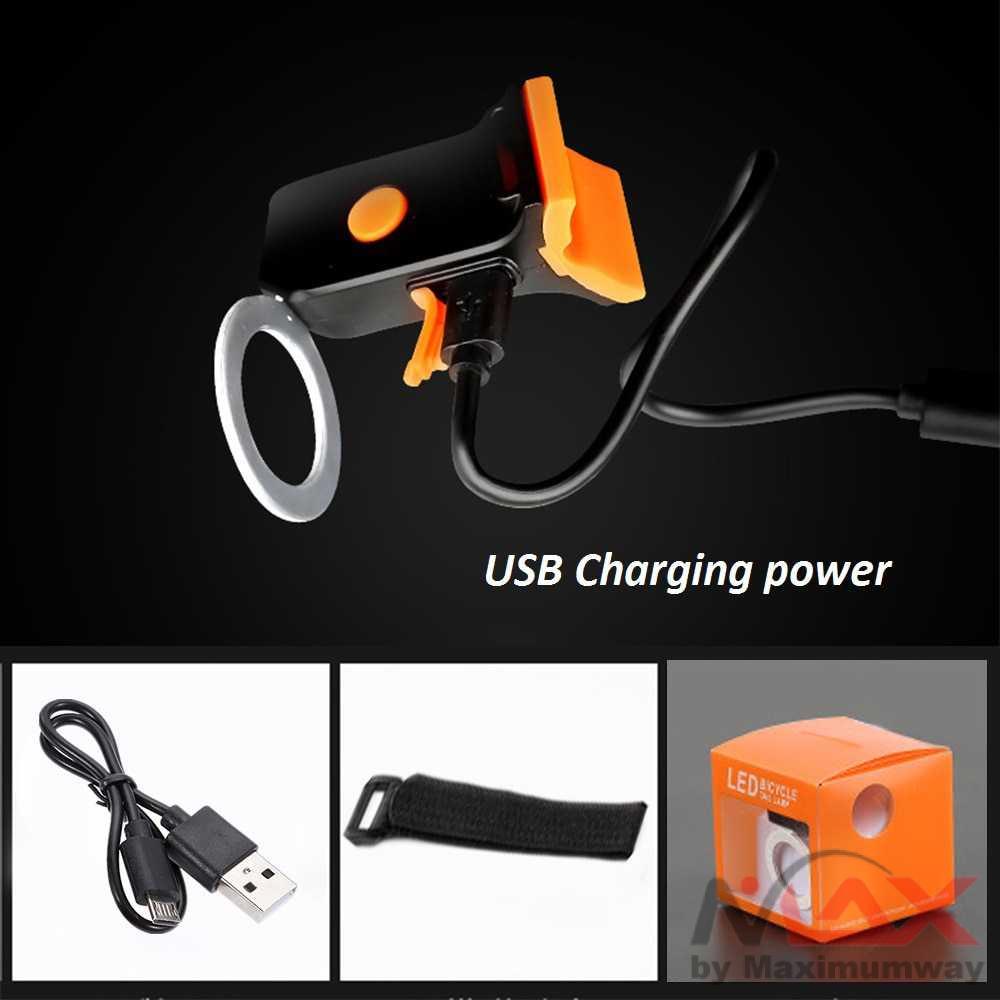 Lampu belakang sepeda USB recharge rambu belakang sepeda Sepeda Tail Light LED Bicycle USB Charging
