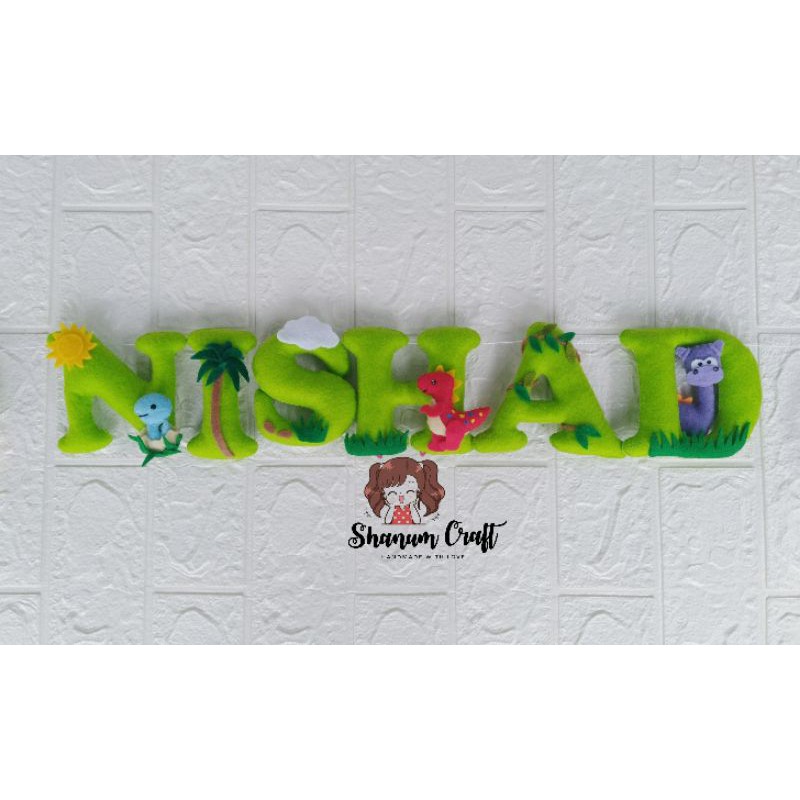 

garland name / hiasan pintu / hiasan kamar anak