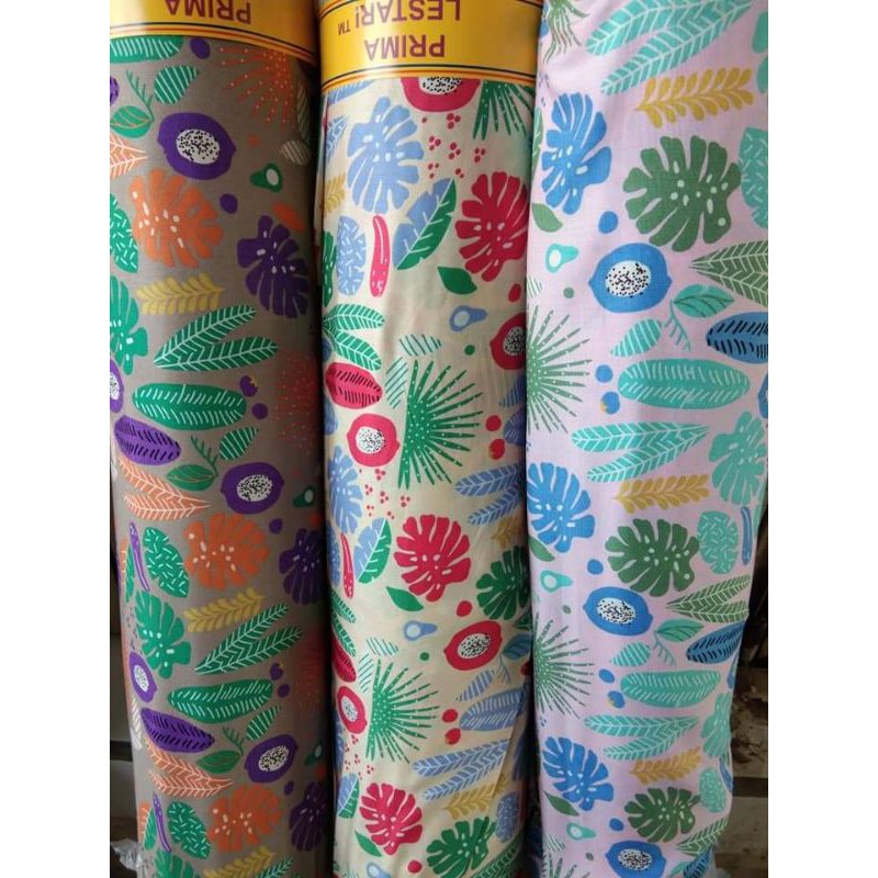 kain rayon viscouse motif janda bolong