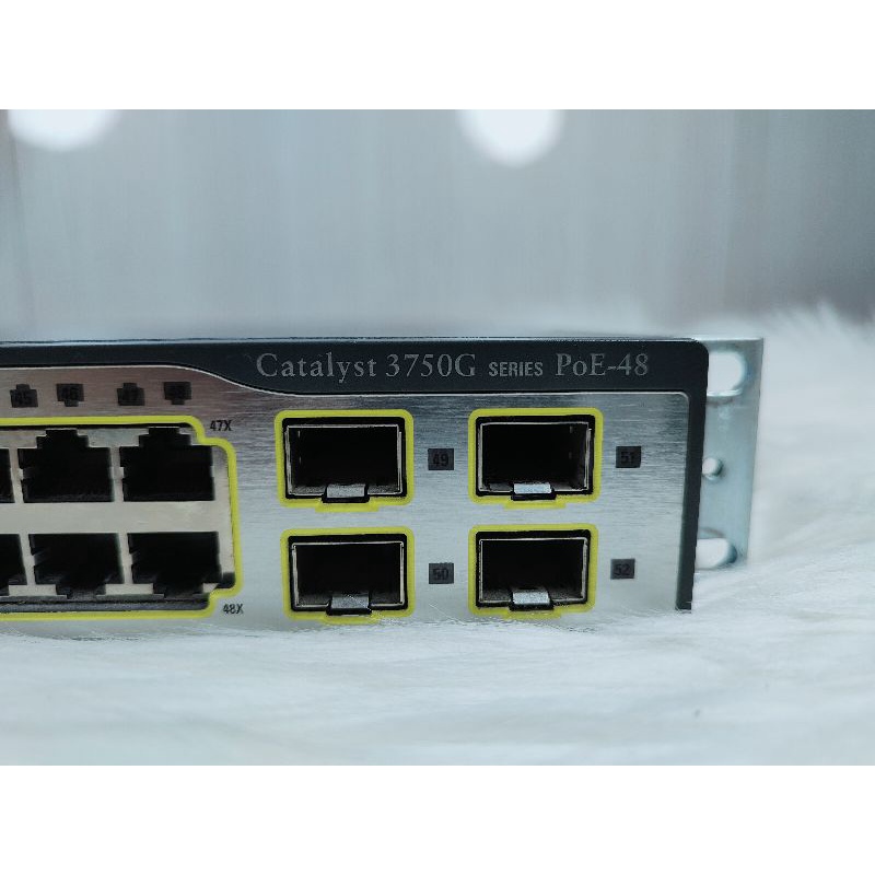 Cisco Switch Catalyst 3750G PoE 48 Port Second Berkualitas