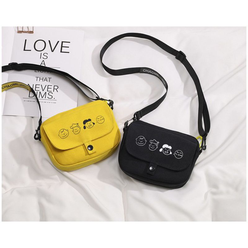 CAHAYA PELANGI (CPS) SNOOPY - SLING BAG Wanita Chaomeiren KOREA