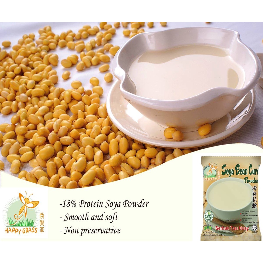 Happy Grass / Soya Bean Curd Powder Kembang Tahu Tau Huay / 80 gr 80gr