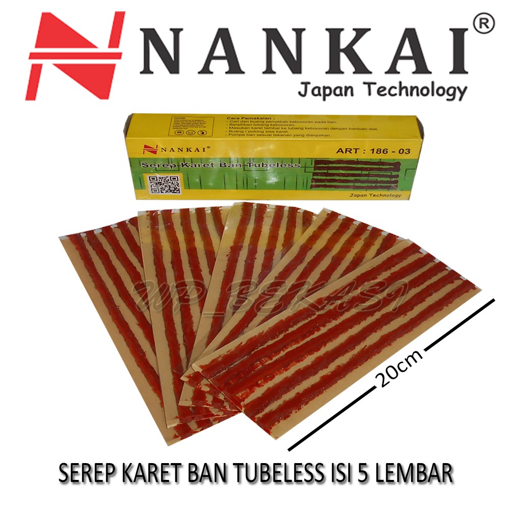 KARET CACING TAMBAL BAN TUBELESS Isi 5 Batang Refill Isi Ulang Original Murah