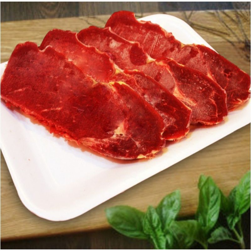 

Daging Sirloin Slice (Less Fat)/Teriyaki/Sukiyaki-Aust Beef Slice 1 Kg