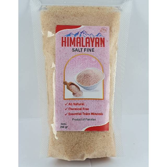

Himalayan salt fine garam himalaya 250gr
