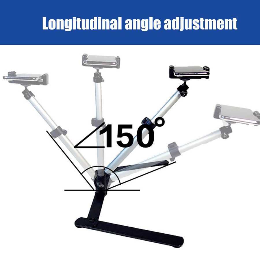 (BISA COD) FTIHSHPTebru Overhead Tripod Photo Studio Stand Photography Bracket - TB10