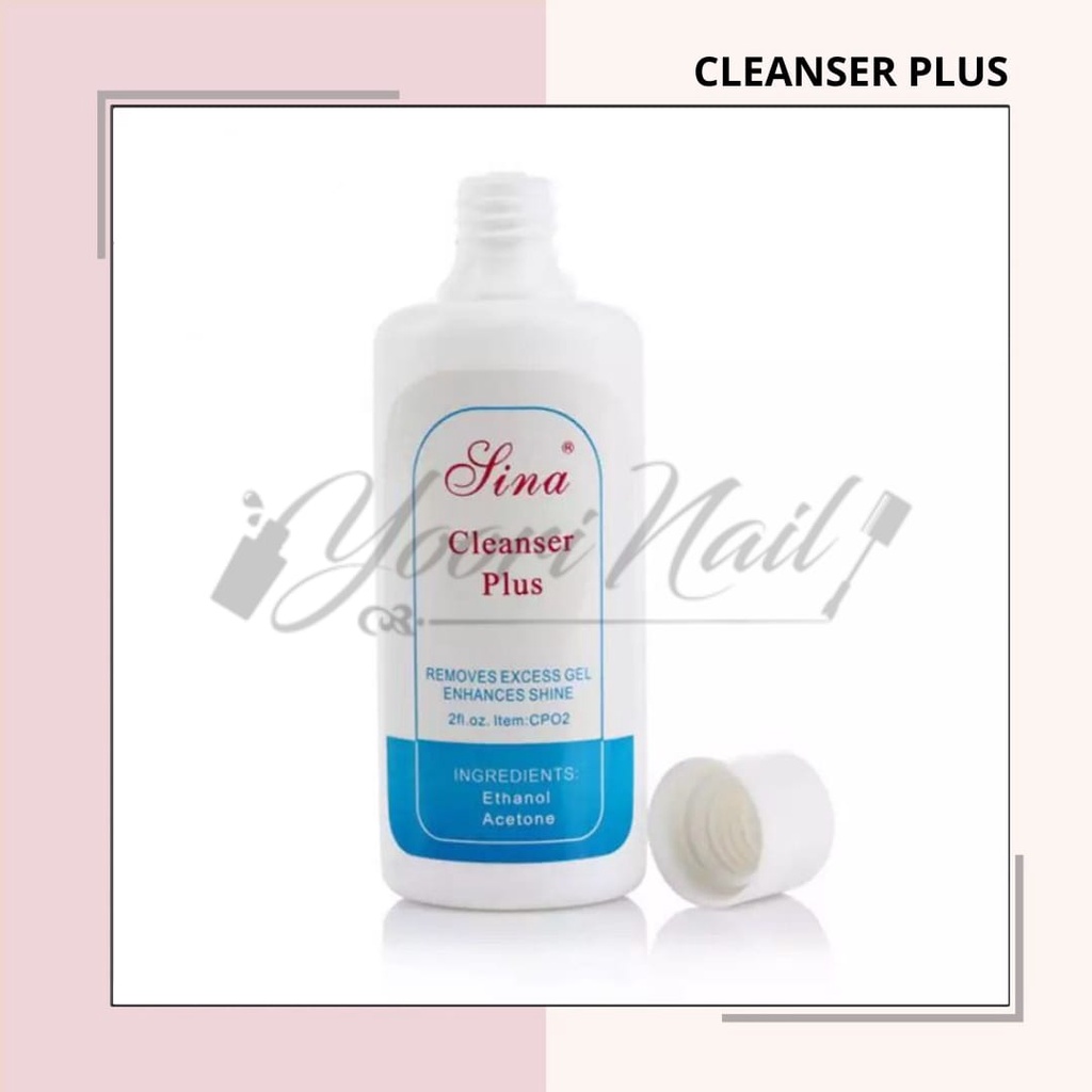 Cleanser plus cairan pembersih uv gel nail art dan kuas