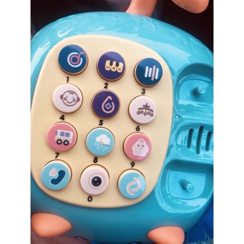 baby pull telephone toys mainan telepon bayi