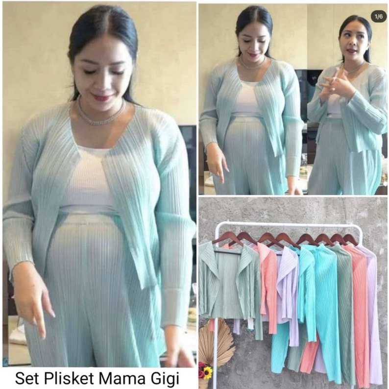 Set Nagita Plisket Jumbo Taglabel ZARA