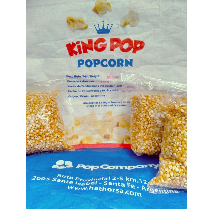

King Pop POPCORN kemasan 1 kg Repack x 3 pack PAKET EKONOMIS
