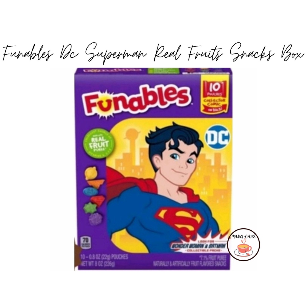 

PERMEN - FUNABLES DC SUPERMAN REAL FRUITS SNACKS BOX