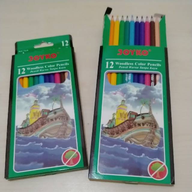 

Pinsil warna joyko 12 colour