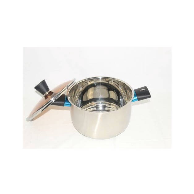 EUROPA CASSEROLE SOUP POT 22 CM PANCI SUP STAINLESS TEBAL