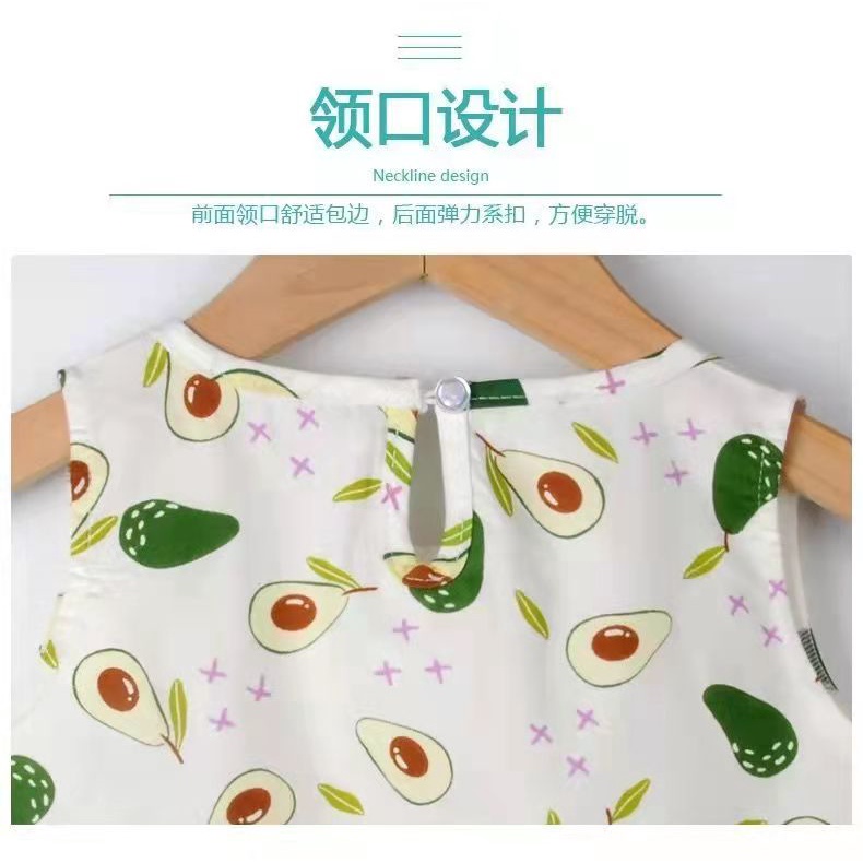 KF CAT Dress Anak Perempuan Import / Printed Dress Anak Cewek /Gaun Anak Bahan Katun Gaya Kasual Untuk Usia 3bulan - 3 tahun-5