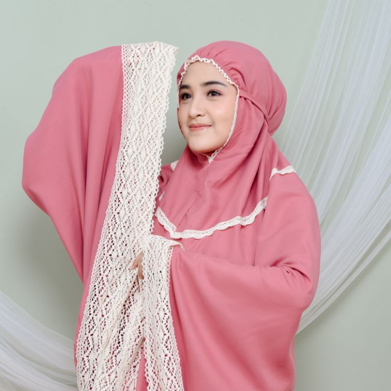 Mukena dewasa katun Alulaseries Jumbo